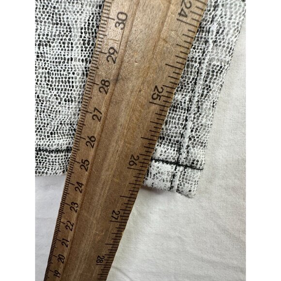 Zara Snakeskin High Rise Skinny Jeans size 4 Gray - Picture 7 of 7